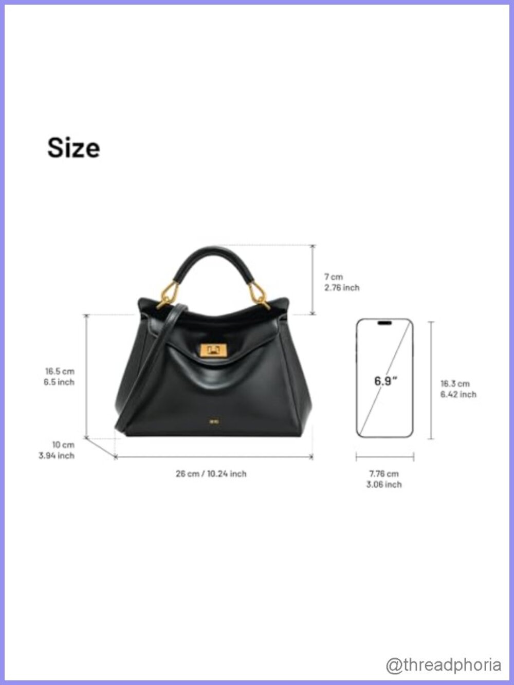 JW PEI Lucia Vegan Leather Top-Handle Handbag Gold Hardware Detachable Strap - Picture 4 of 6